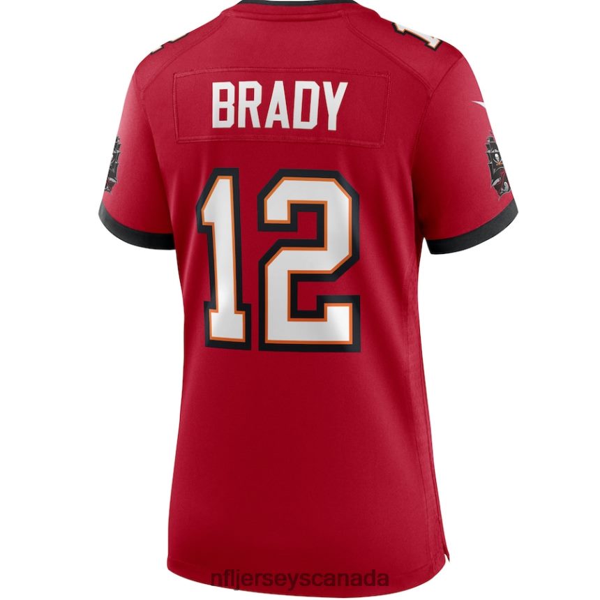 Women Tampa Bay Buccaneers Tom Brady Nike Red Game Jersey Clothing NFL TBXFR61743