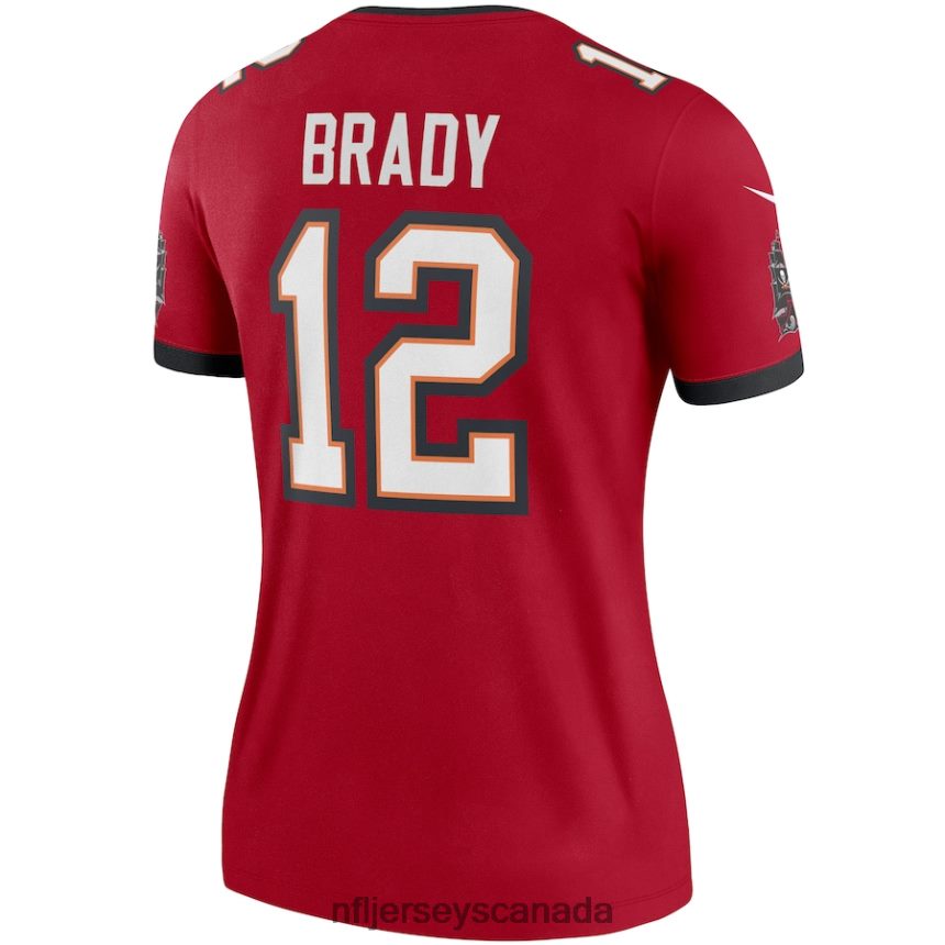 Women Tampa Bay Buccaneers Tom Brady Nike Red Legend Jersey Clothing NFL TBXFR6598