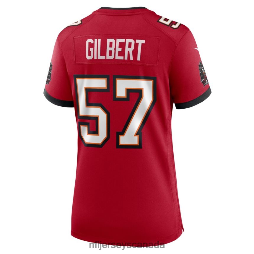 Women Tampa Bay Buccaneers Ulysees Gilbert III Nike Red Home Game Player Jersey Clothing NFL TBXFR64648