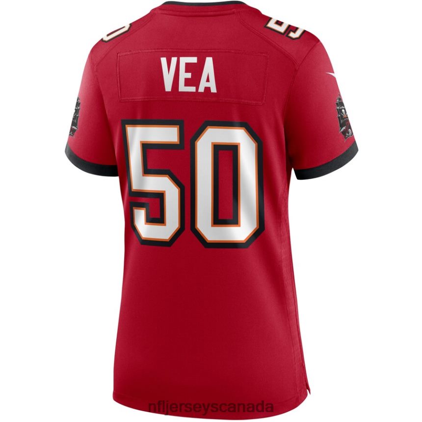 Women Tampa Bay Buccaneers Vita Vea Nike Red Game Jersey Clothing NFL TBXFR63354