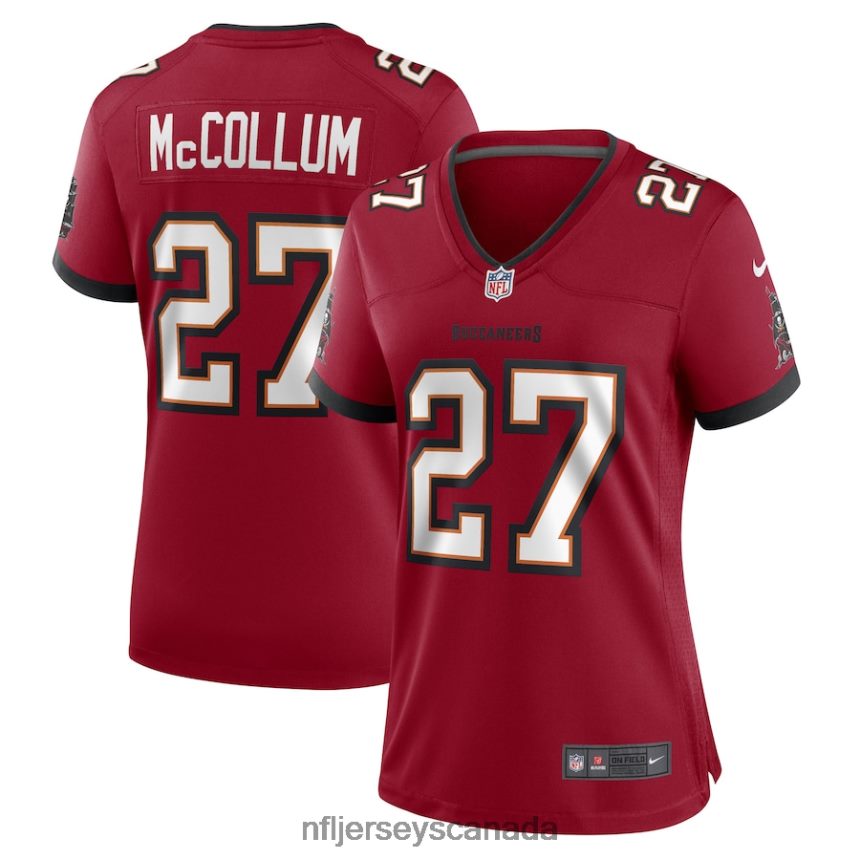 Women Tampa Bay Buccaneers Zyon McCollum Nike Red Game Player Jersey Clothing NFL TBXFR66066