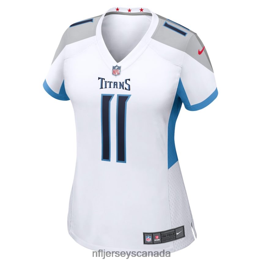 Women Tennessee Titans AJ Brown Nike White Game Jersey Clothing NFL TBXFR65580