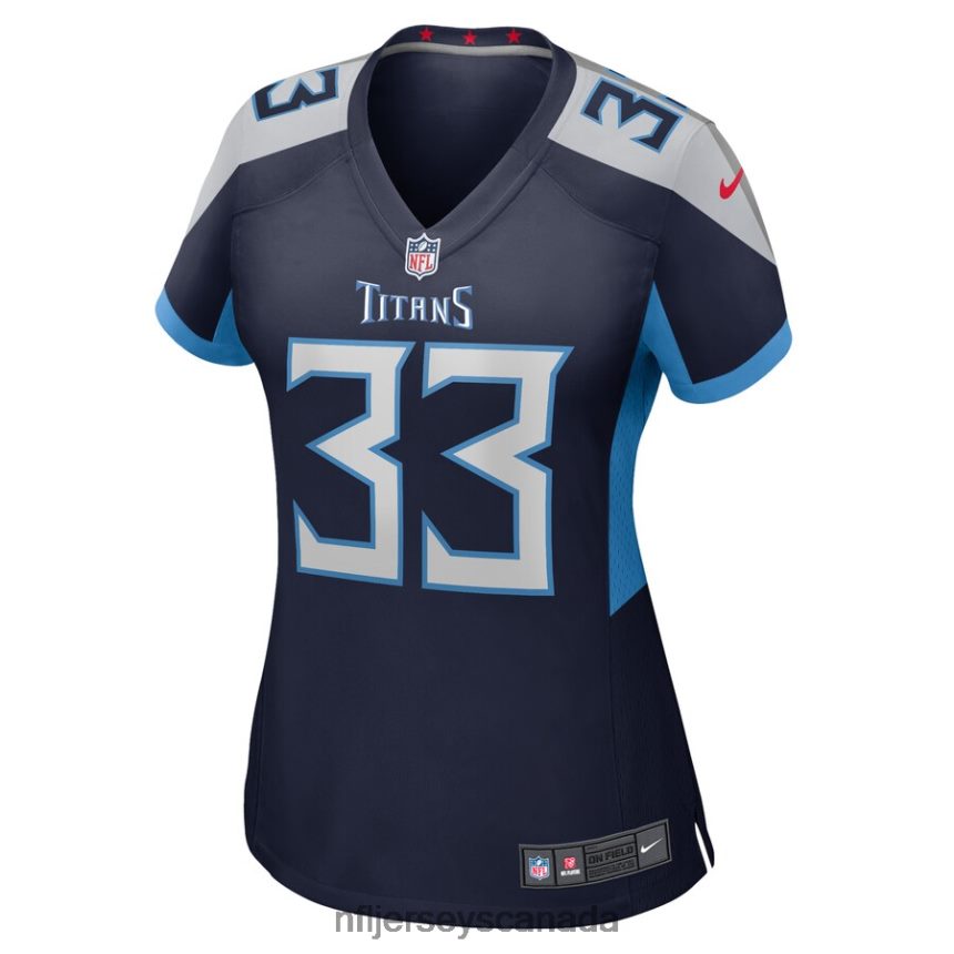 Women Tennessee Titans AJ Moore Jr Nike Navy Player Game Jersey Clothing NFL TBXFR65760