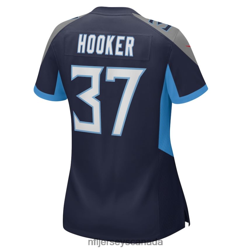 Women Tennessee Titans Amani Hooker Nike Navy Game Jersey Clothing NFL TBXFR64651