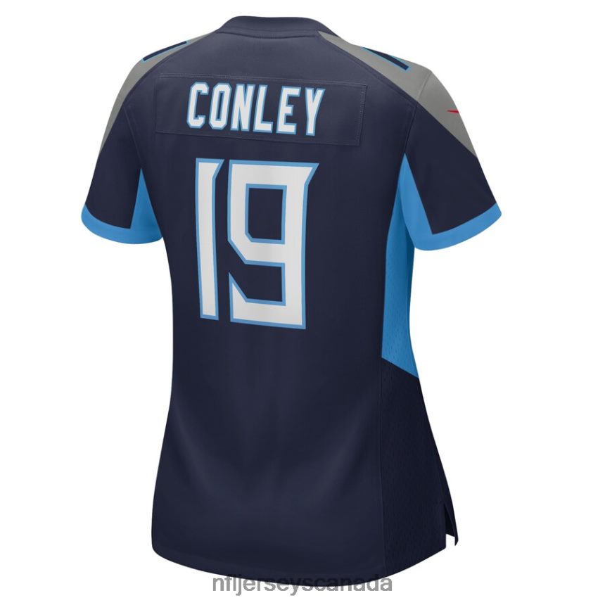 Women Tennessee Titans Chris Conley Nike Navy Home Game Player Jersey Clothing NFL TBXFR65821