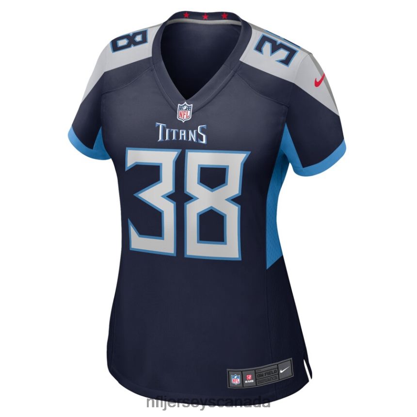 Women Tennessee Titans Davontae Harris Nike Navy Home Game Player Jersey Clothing NFL TBXFR66549