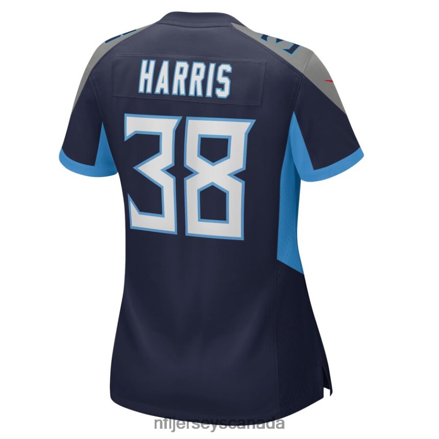 Women Tennessee Titans Davontae Harris Nike Navy Home Game Player Jersey Clothing NFL TBXFR66549