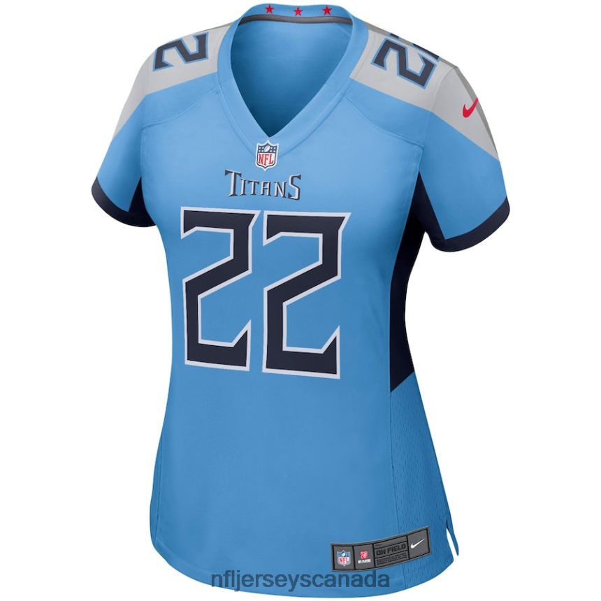 Women Tennessee Titans Derrick Henry Nike Light Blue Game Jersey Clothing NFL TBXFR61773