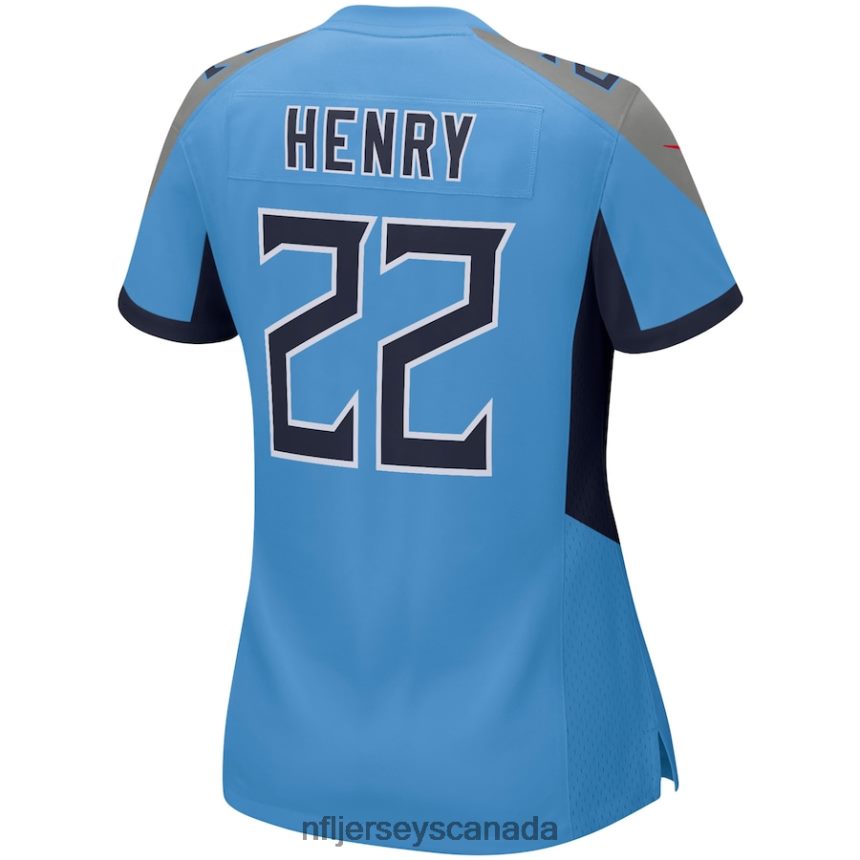 Women Tennessee Titans Derrick Henry Nike Light Blue Game Jersey Clothing NFL TBXFR61773