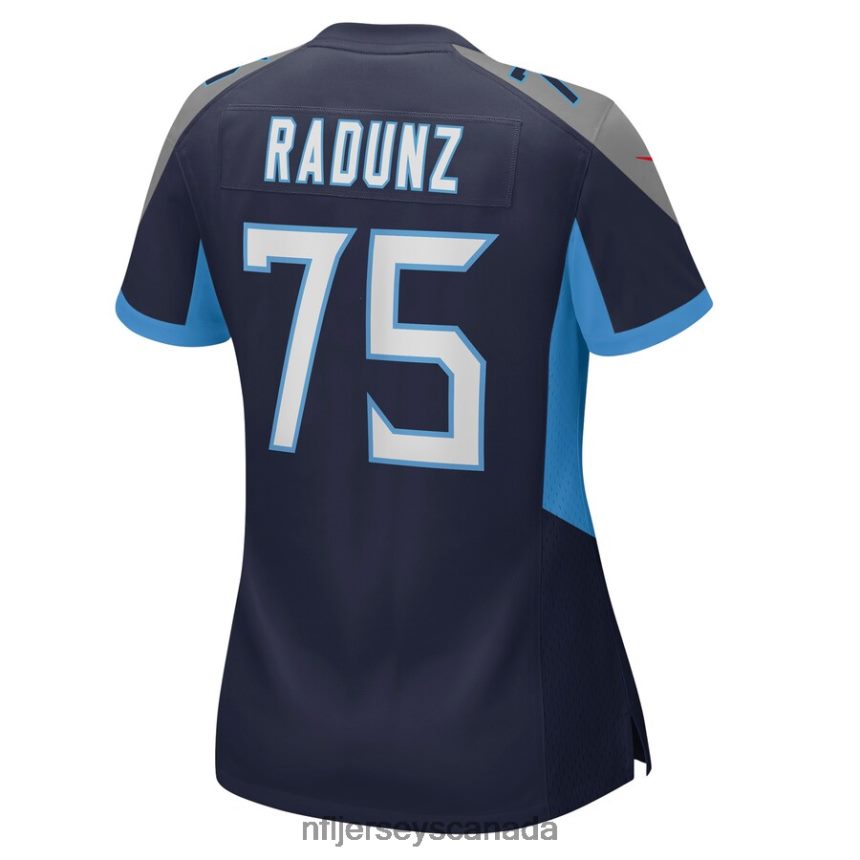 Women Tennessee Titans Dillon Radunz Nike Navy Game Jersey Clothing NFL TBXFR65198