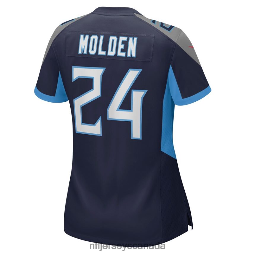 Women Tennessee Titans Elijah Molden Nike Navy Game Jersey Clothing NFL TBXFR66304
