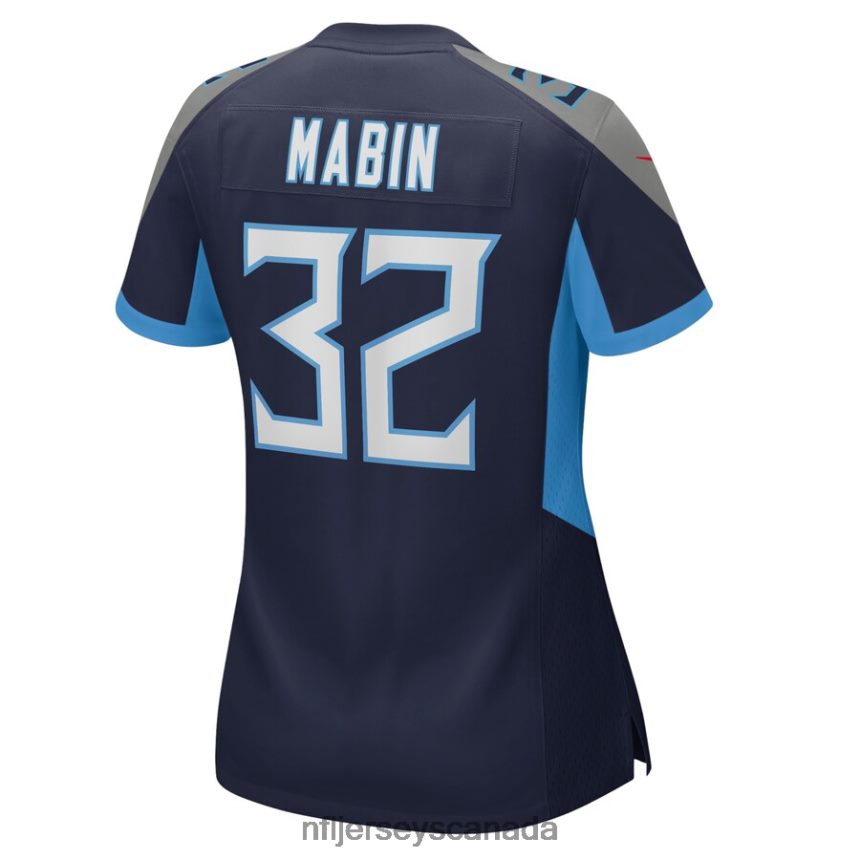Women Tennessee Titans Greg Mabin Nike Navy Home Game Player Jersey Clothing NFL TBXFR66744