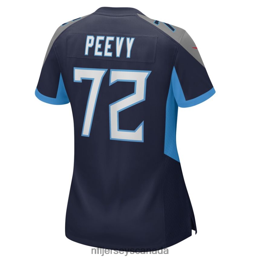 Women Tennessee Titans Jayden Peevy Nike Navy Game Player Jersey Clothing NFL TBXFR66802