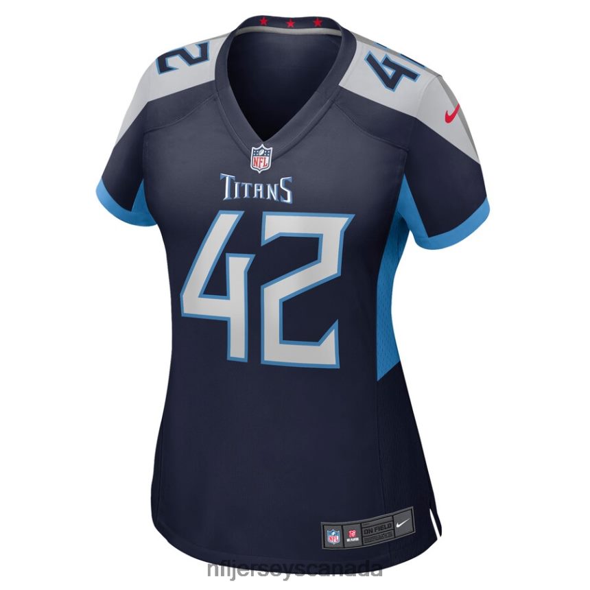 Women Tennessee Titans Joe Jones Nike Navy Game Jersey Clothing NFL TBXFR66922
