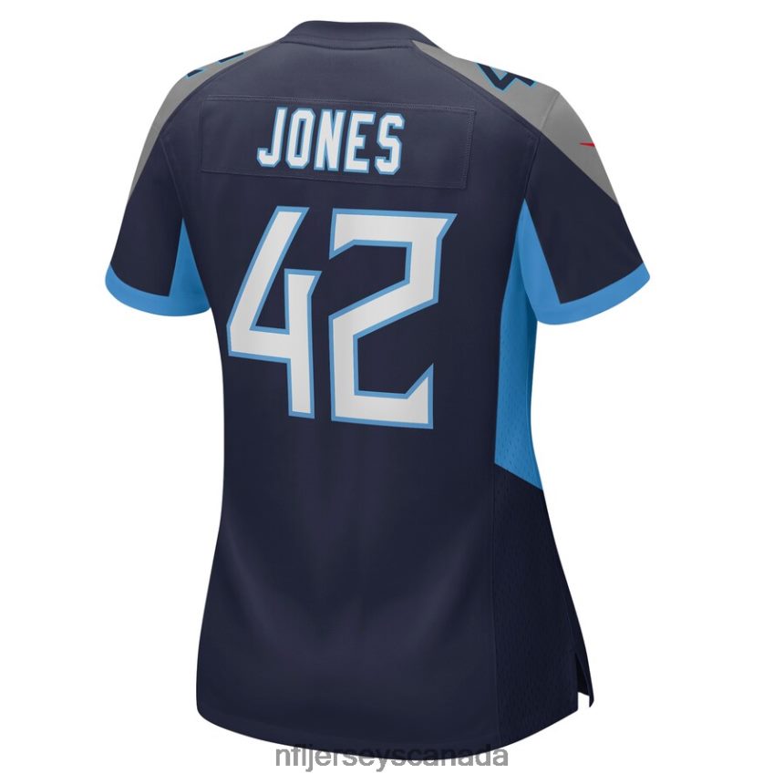 Women Tennessee Titans Joe Jones Nike Navy Game Jersey Clothing NFL TBXFR66922