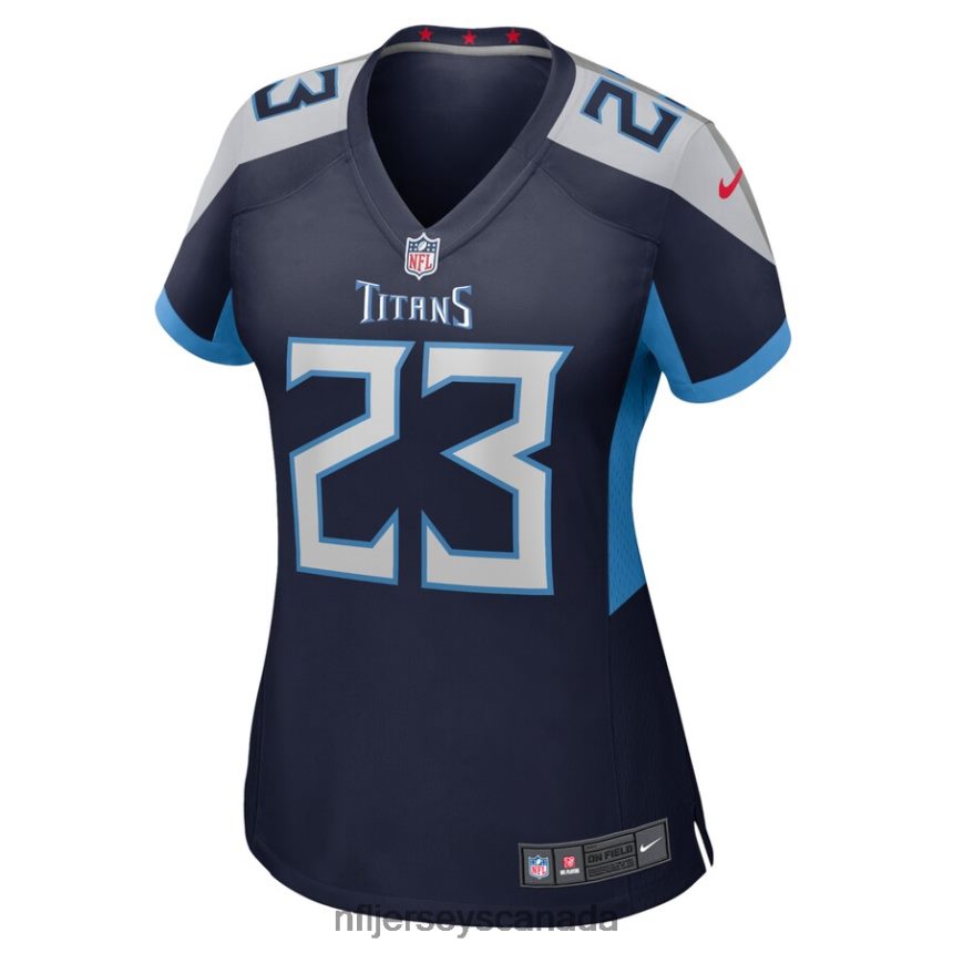 Women Tennessee Titans John Reid Nike Navy Home Game Player Jersey Clothing NFL TBXFR67030