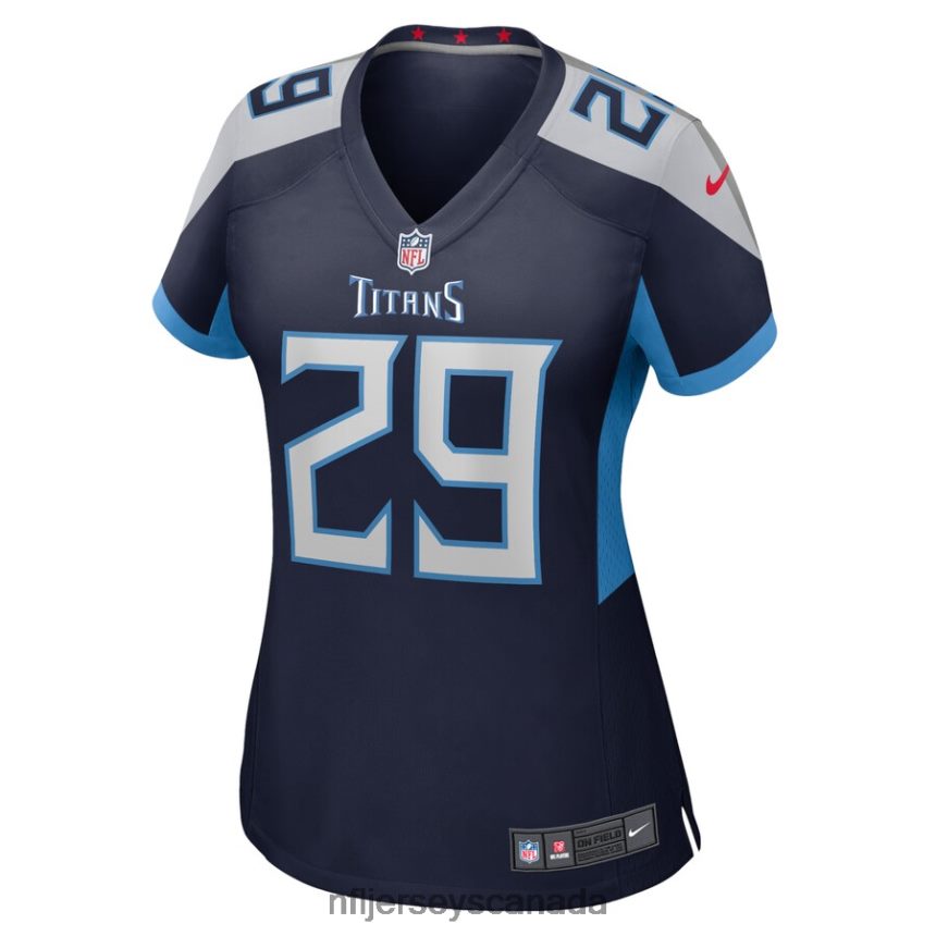 Women Tennessee Titans Josh Thompson Nike Navy Home Game Player Jersey Clothing NFL TBXFR65708