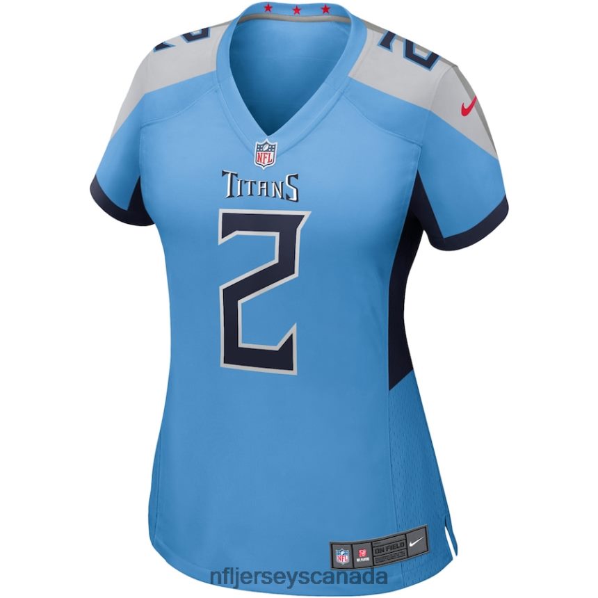 Women Tennessee Titans Julio Jones Nike Light Blue Game Jersey Clothing NFL TBXFR64604