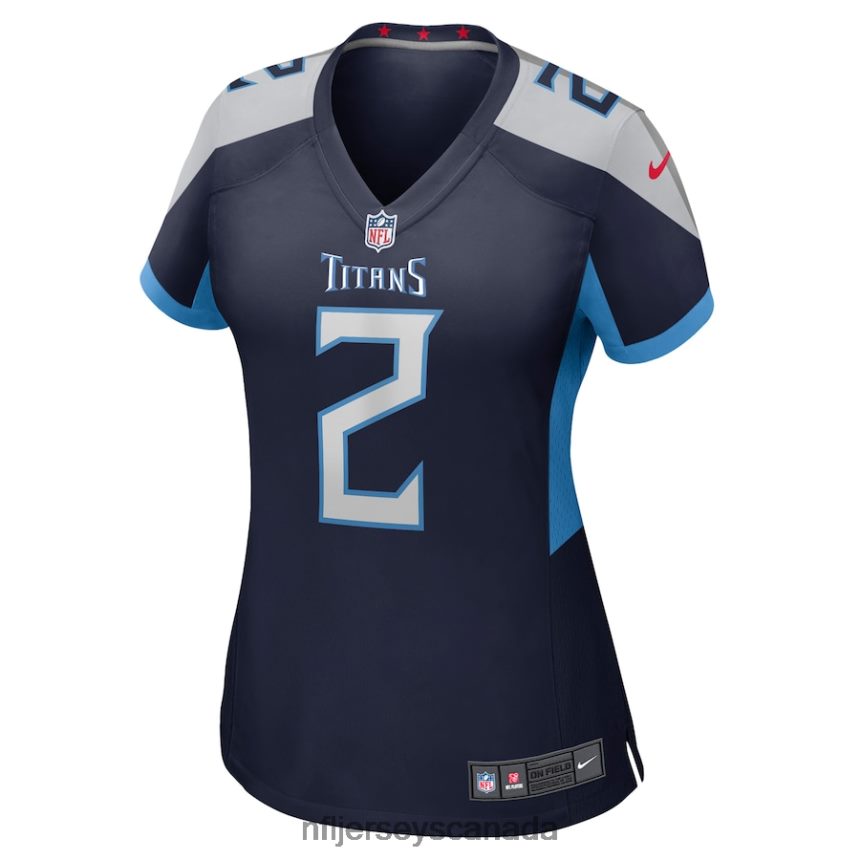 Women Tennessee Titans Julio Jones Nike Navy Game Jersey Clothing NFL TBXFR62600
