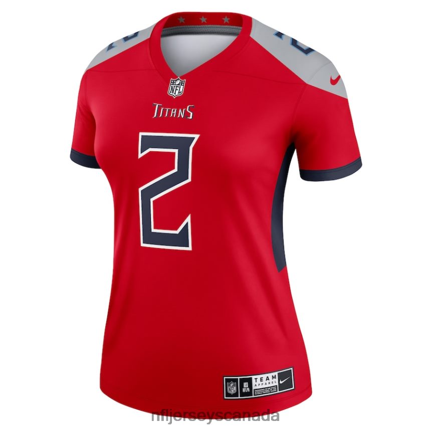 Women Tennessee Titans Julio Jones Nike Red Inverted Legend Jersey Clothing NFL TBXFR62770