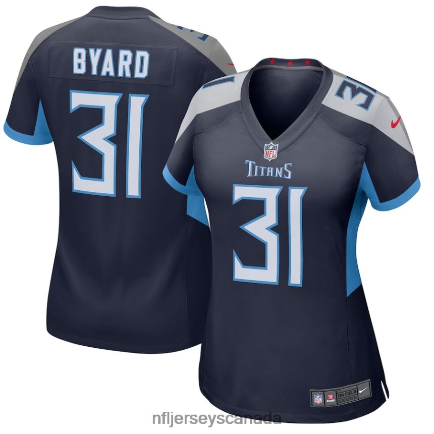 Women Tennessee Titans Kevin Byard Nike Navy Player Game Jersey Clothing NFL TBXFR63724