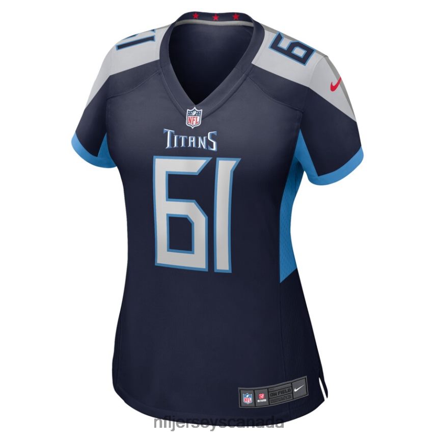 Women Tennessee Titans Le\Raven Clark Nike Navy Home Game Player Jersey Clothing NFL TBXFR65885