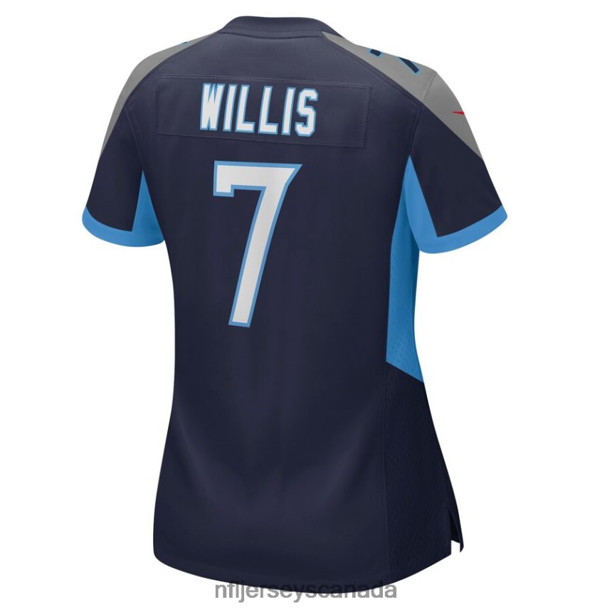 Women Tennessee Titans Malik Willis Nike Navy Player Game Jersey Clothing NFL TBXFR66600