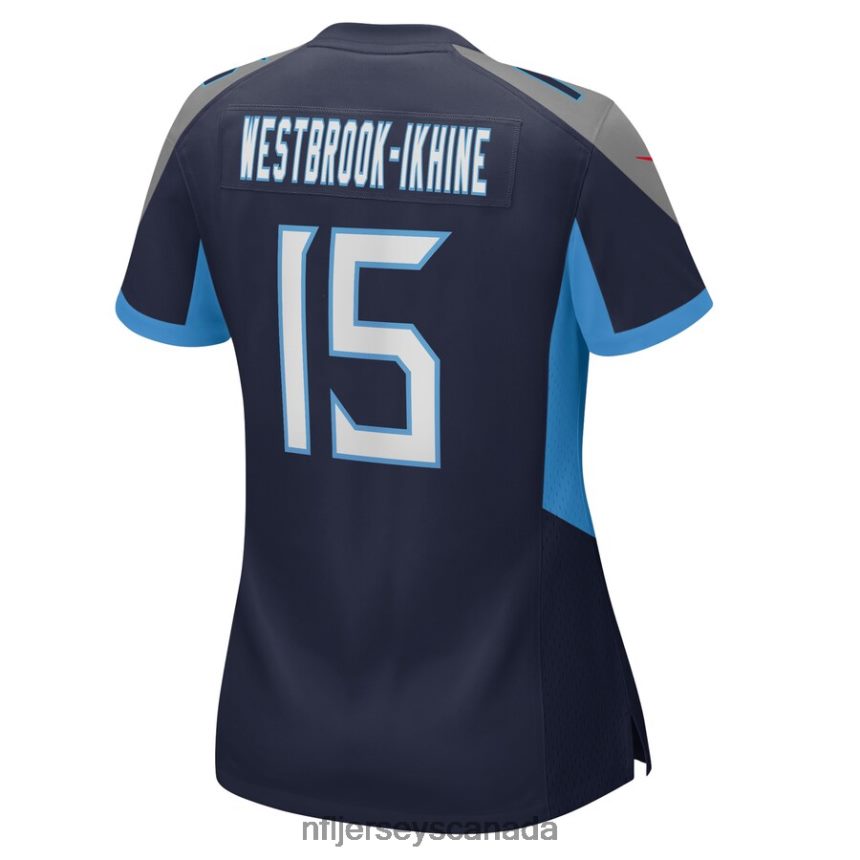 Women Tennessee Titans Nick Westbrook-Ikhine Nike Navy Game Player Jersey Clothing NFL TBXFR64929