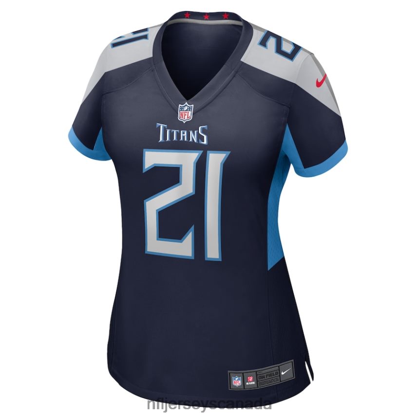 Women Tennessee Titans Roger McCreary Nike Navy Game Player Jersey Clothing NFL TBXFR66696