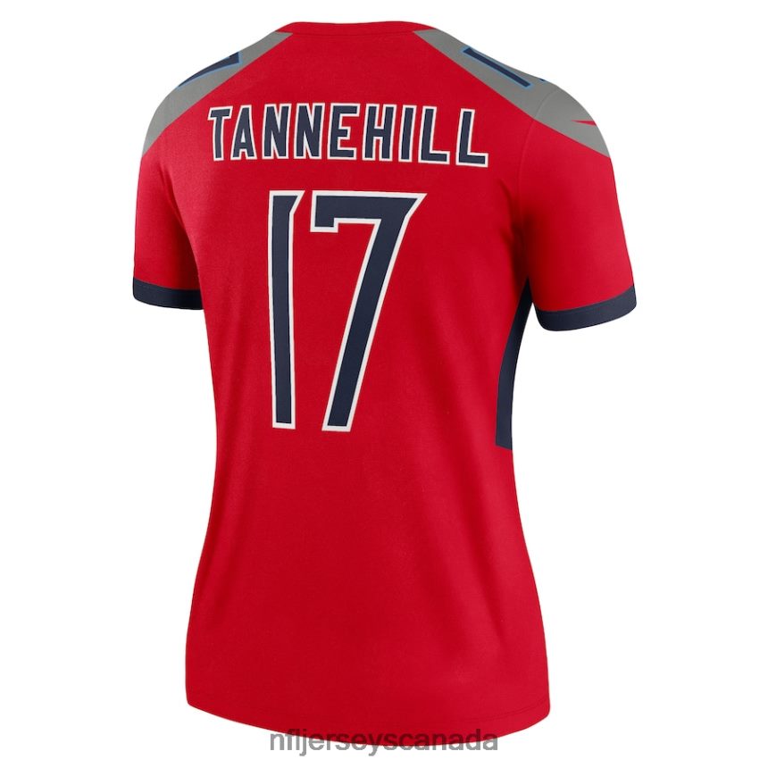 Women Tennessee Titans Ryan Tannehill Nike Red Inverted Legend Jersey Clothing NFL TBXFR64177