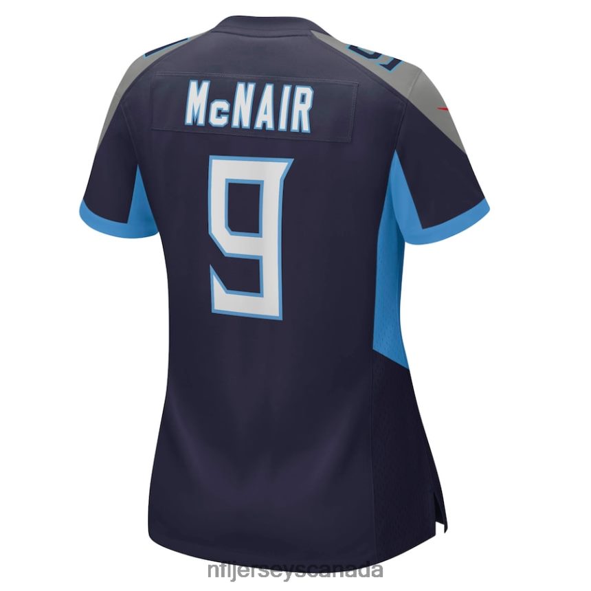 Women Tennessee Titans Steve McNair Nike Navy Game Retired Player Jersey Clothing NFL TBXFR63186