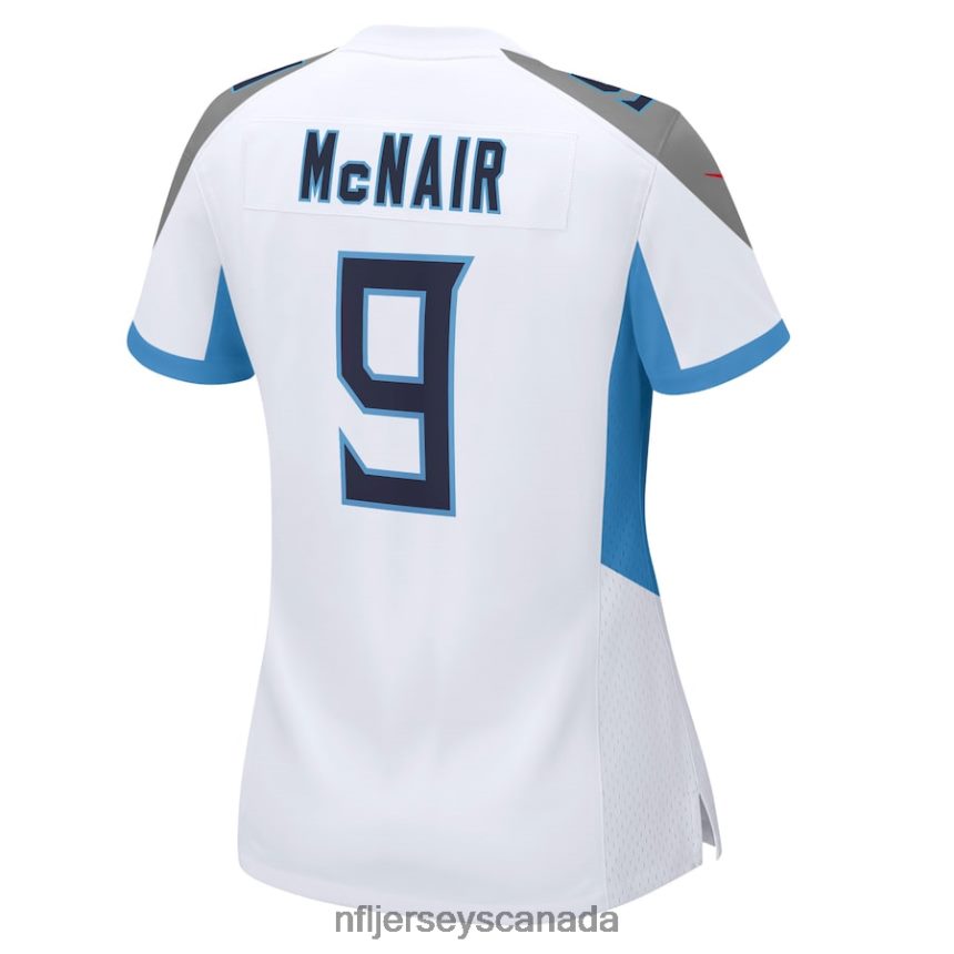 Women Tennessee Titans Steve McNair Nike White Retired Game Jersey Clothing NFL TBXFR64048