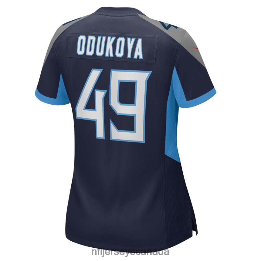 Women Tennessee Titans Thomas Odukoya Nike Navy Game Player Jersey Clothing NFL TBXFR67003