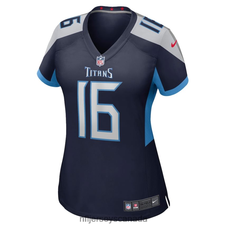 Women Tennessee Titans Treylon Burks Nike Navy Player Game Jersey Clothing NFL TBXFR64635