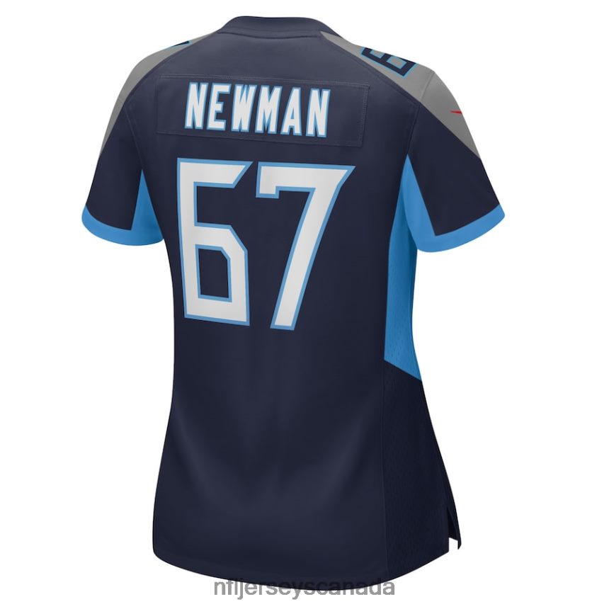 Women Tennessee Titans Xavier Newman Nike Navy Game Player Jersey Clothing NFL TBXFR65983