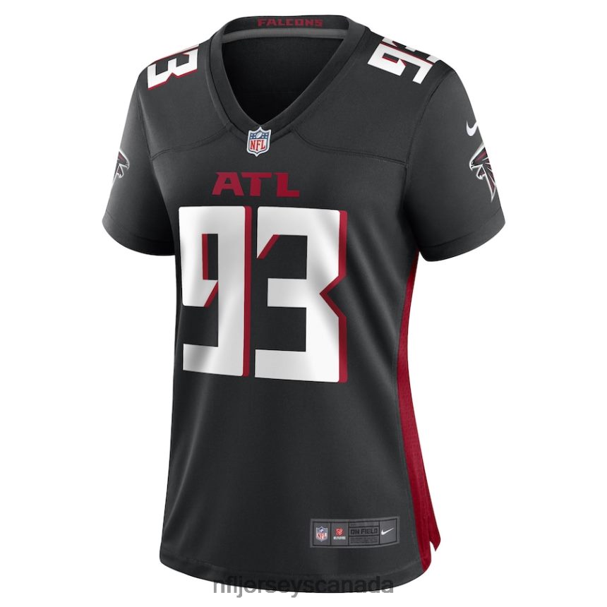 Women Timmy Horne Atlanta Falcons Nike Black Game Player Jersey Clothing NFL TBXFR65366