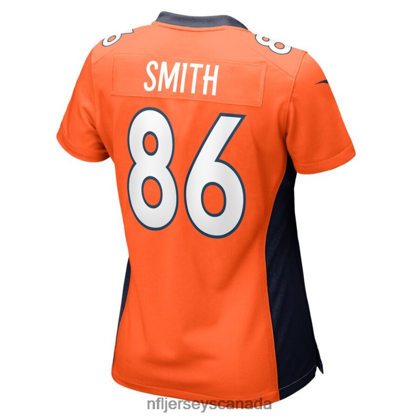 Women Vyncint Smith Denver Broncos Nike Orange Team Game Player Jersey Clothing NFL TBXFR66270