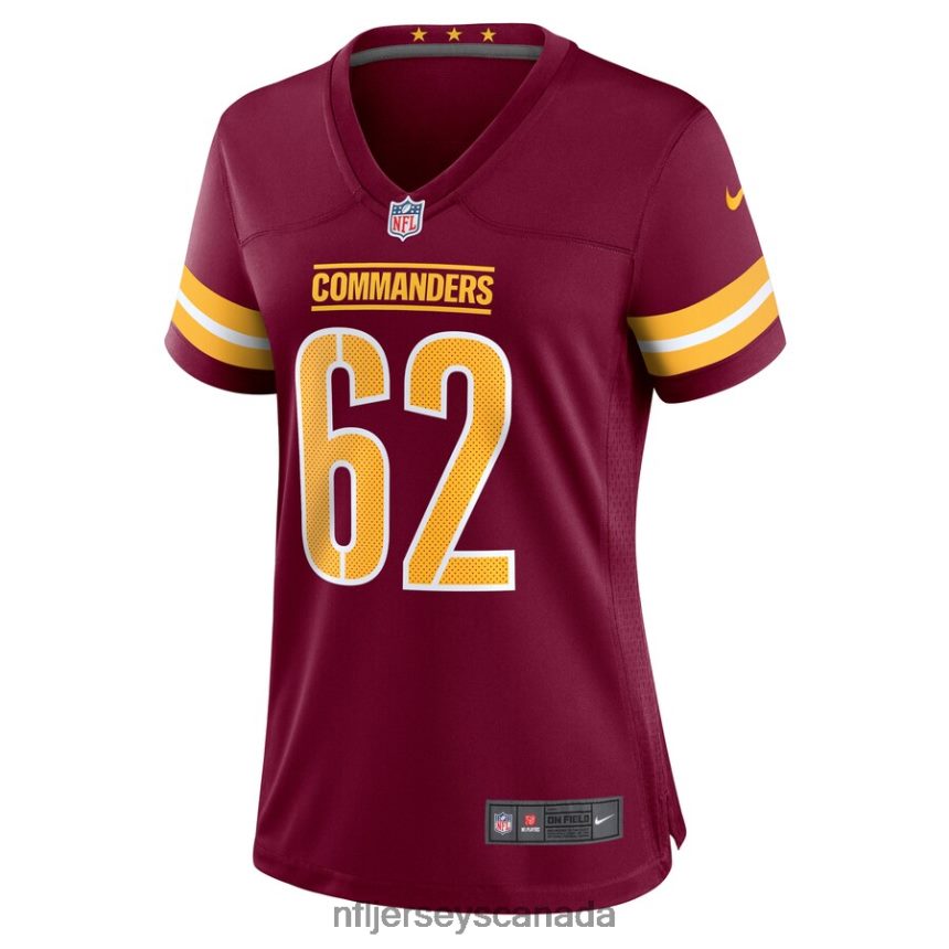 Women Washington Commanders Alex Akingbulu Nike Burgundy Game Player Jersey Clothing NFL TBXFR65735