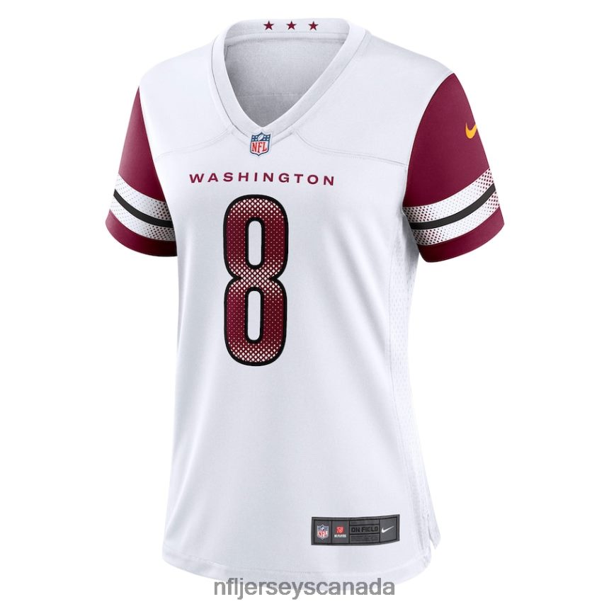 Women Washington Commanders Brian Robinson Jr Nike White Away Game Player Jersey Clothing NFL TBXFR64221