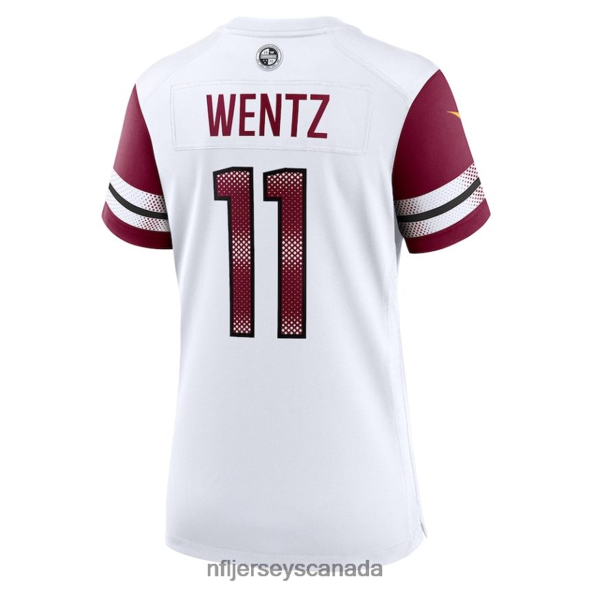 Women Washington Commanders Carson Wentz Nike White Game Jersey Clothing NFL TBXFR66410