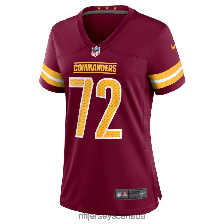 Women Washington Commanders Charles Leno Jr Nike Burgundy Home Game Player Jersey Clothing NFL TBXFR66440