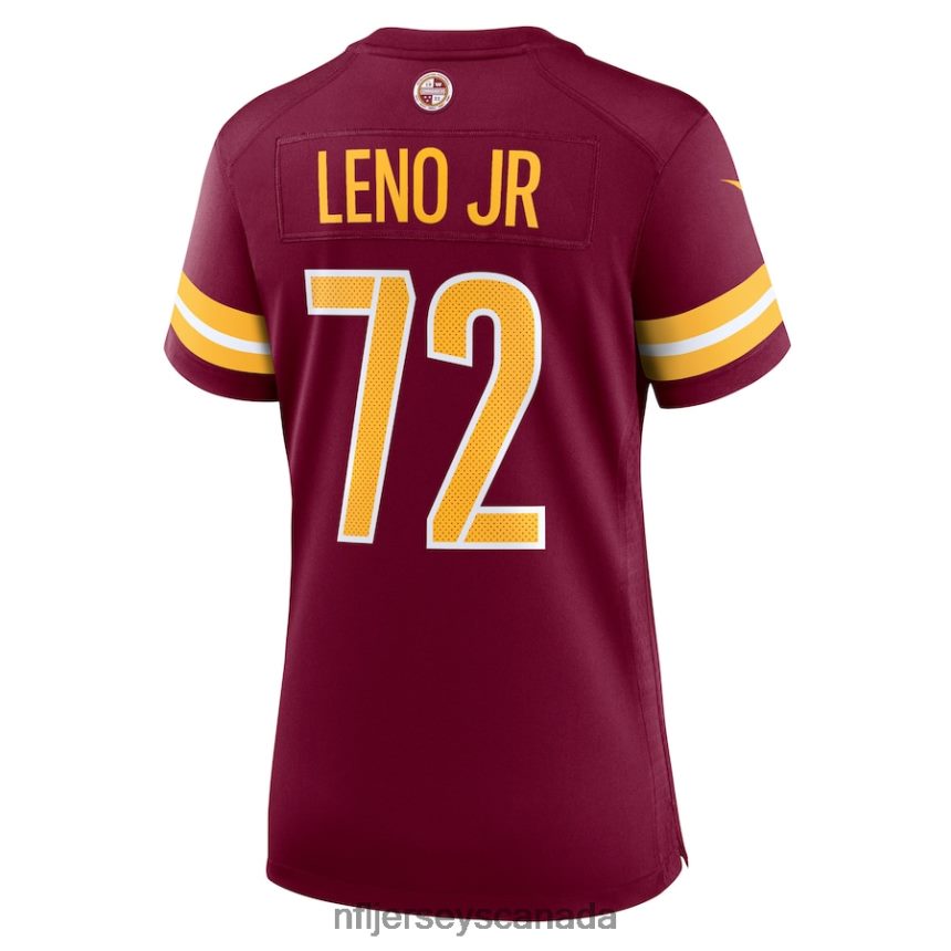 Women Washington Commanders Charles Leno Jr Nike Burgundy Home Game Player Jersey Clothing NFL TBXFR66440