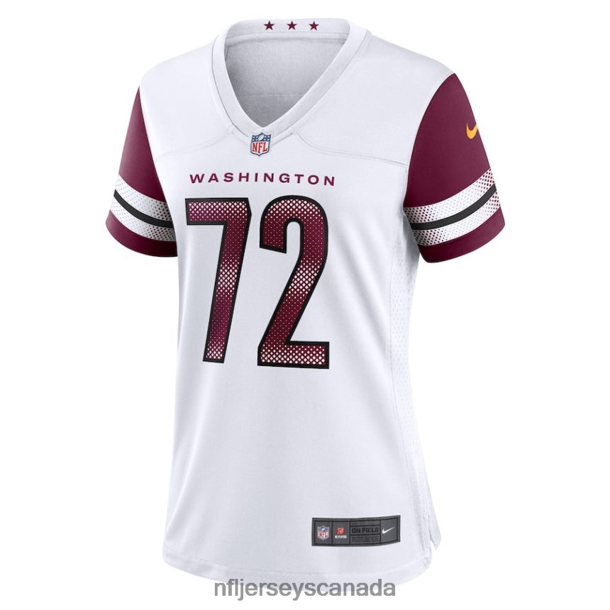 Women Washington Commanders Charles Leno Jr Nike White Away Game Player Jersey Clothing NFL TBXFR66067