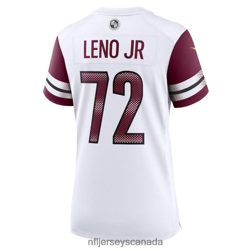 Women Washington Commanders Charles Leno Jr Nike White Away Game Player Jersey Clothing NFL TBXFR66067