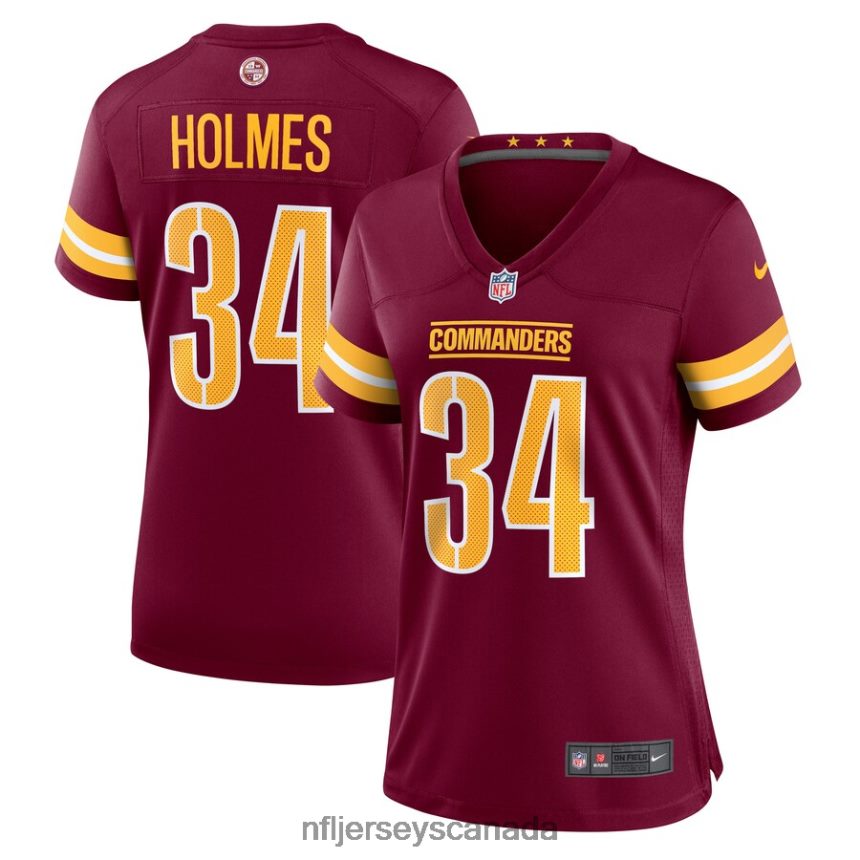 Women Washington Commanders Christian Holmes Nike Burgundy Player Game Jersey Clothing NFL TBXFR66793