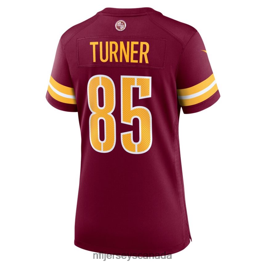 Women Washington Commanders Cole Turner Nike Burgundy Player Game Jersey Clothing NFL TBXFR66417