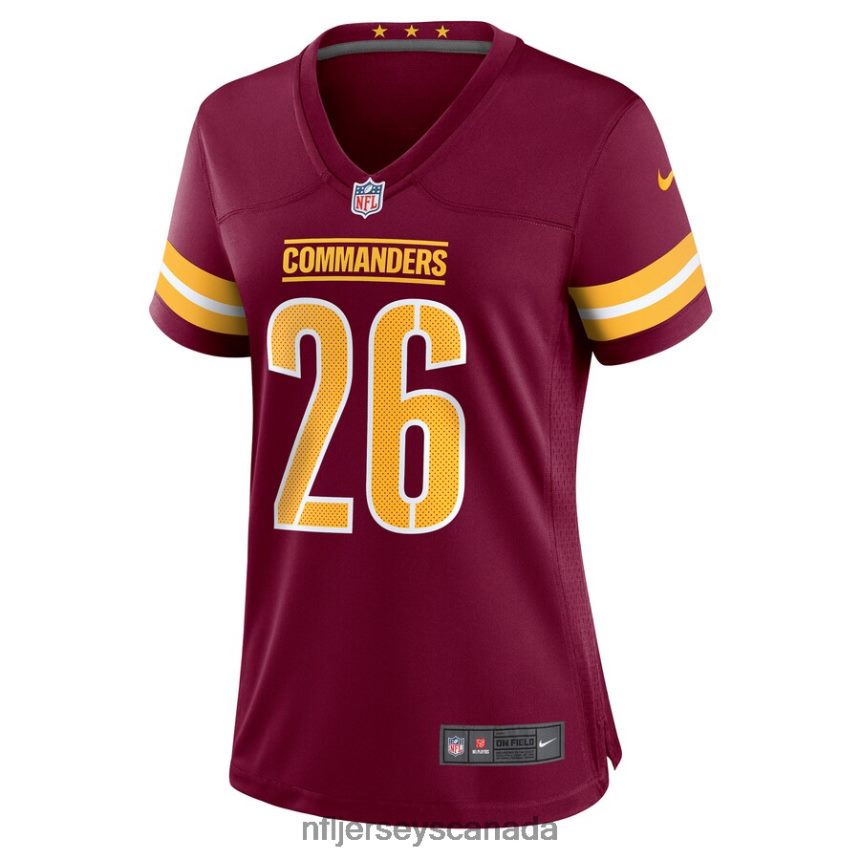 Women Washington Commanders Corn Elder Nike Burgundy Game Jersey Clothing NFL TBXFR65992