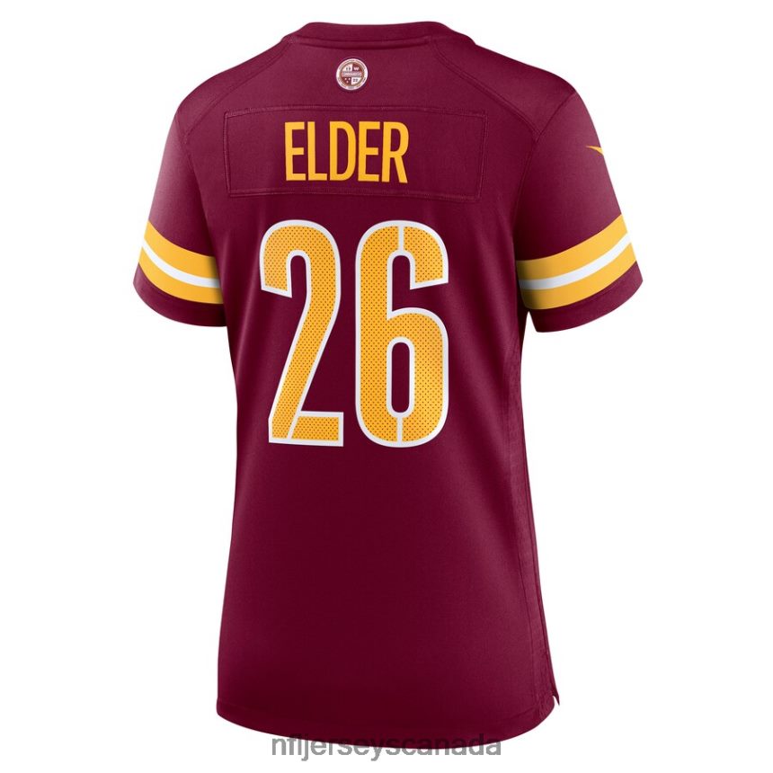 Women Washington Commanders Corn Elder Nike Burgundy Game Jersey Clothing NFL TBXFR65992
