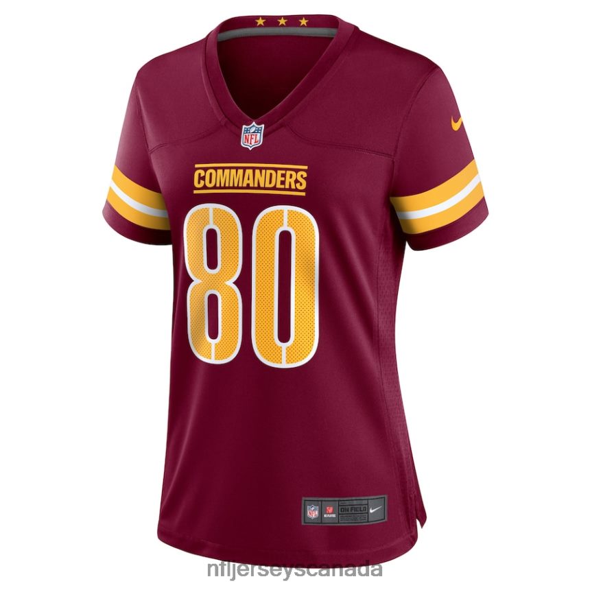 Women Washington Commanders Curtis Hodges Nike Burgundy Game Player Jersey Clothing NFL TBXFR66462