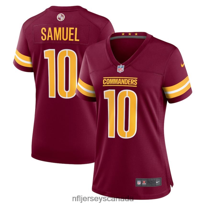 Women Washington Commanders Curtis Samuel Nike Burgundy Game Jersey Clothing NFL TBXFR63477